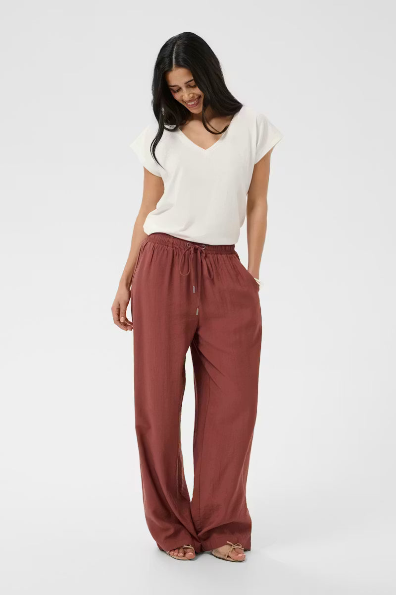 Kaffe - wijde broek KAemily