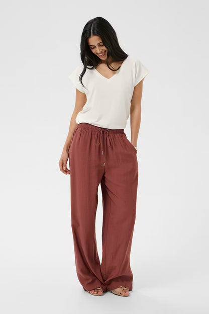 Kaffe - wijde broek KAemily