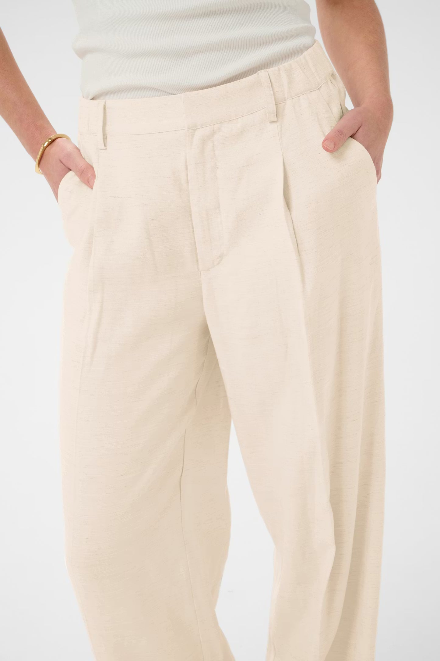 Kaffe - KAannetta wijde broek