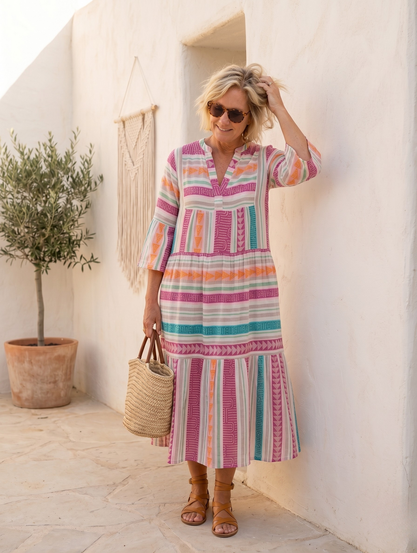 OZ - Kleurrijke boho jurk