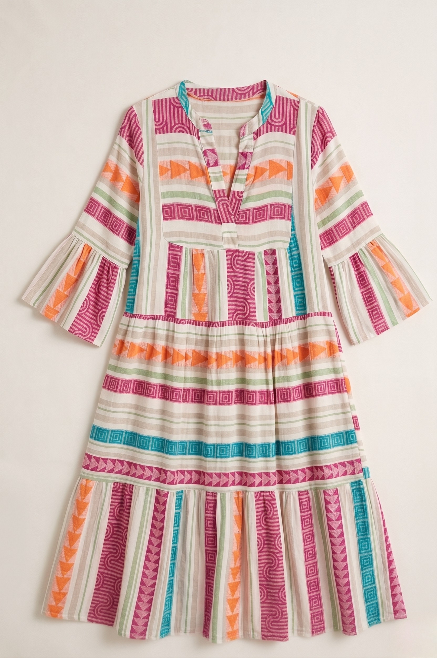 OZ - Kleurrijke boho jurk