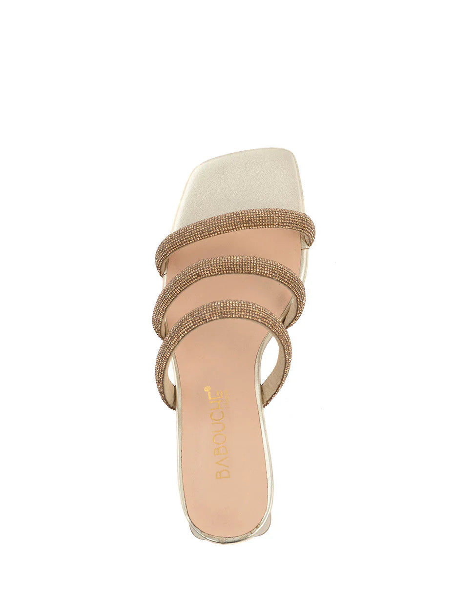 Babouche Lifestyle - Lola | Sandalet Goud