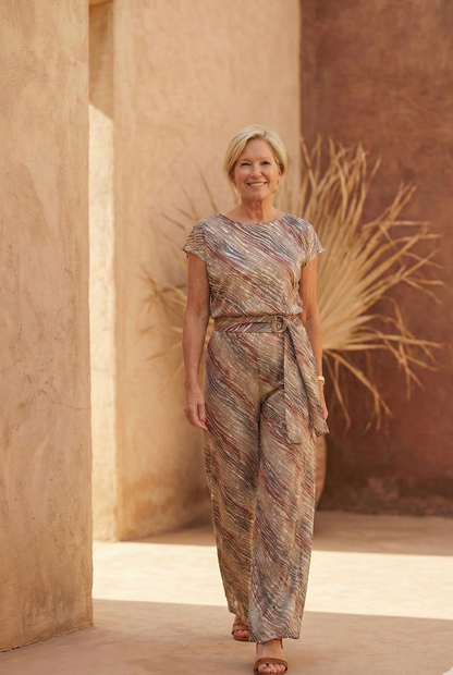 K-design - Jumpsuit met lurex
