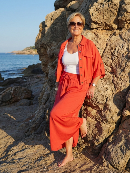 Jasje met 3/4e mouwen