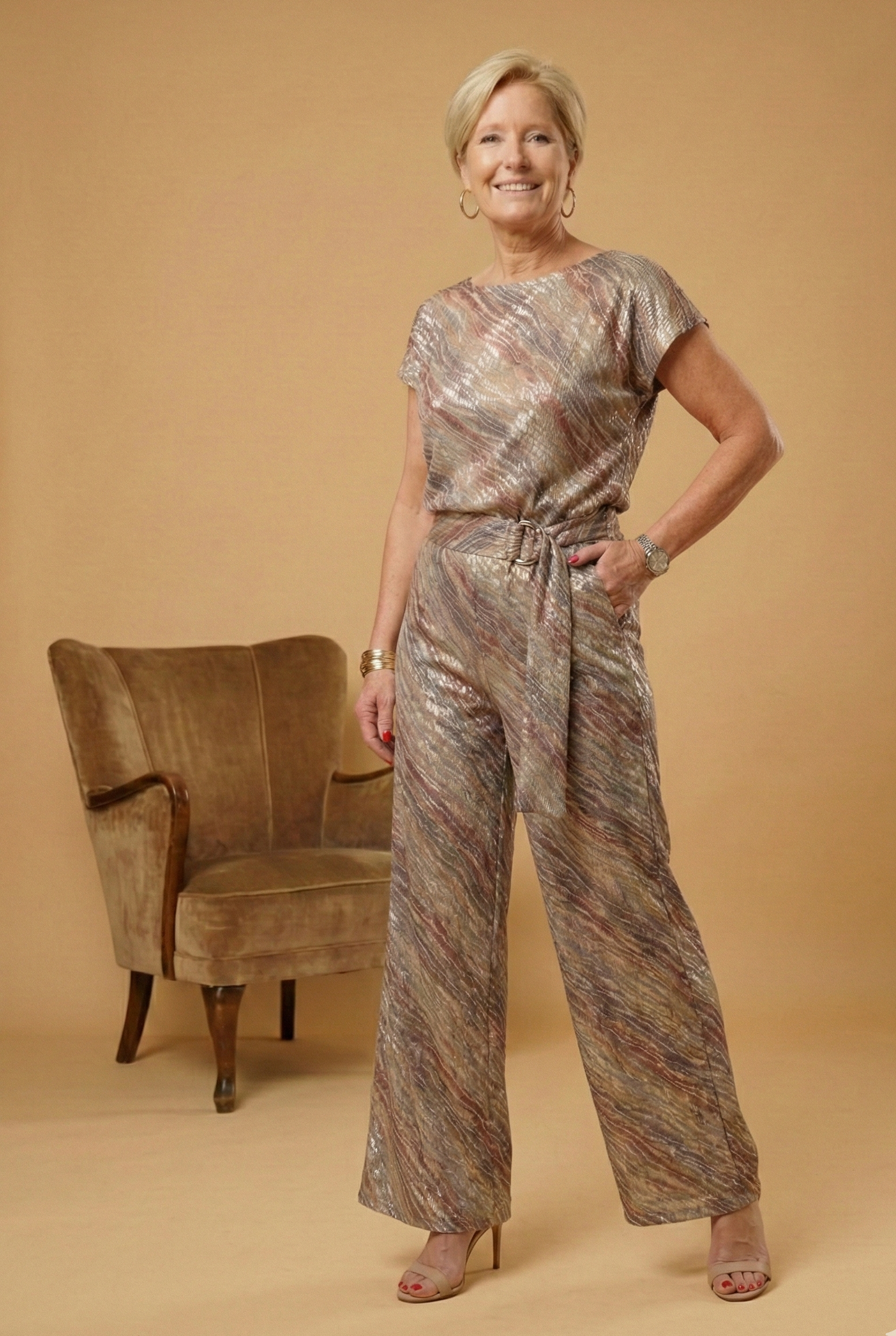 Jumpsuit met lurex 2