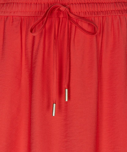 Lange rok met elastische tailleband en slubstof 6