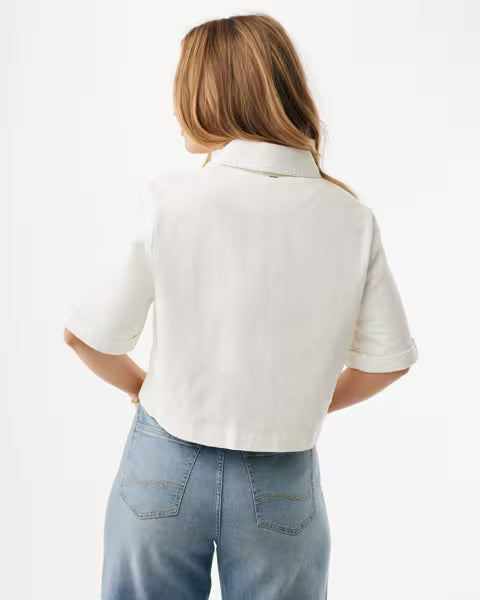 Mexx - Jeansvestje met korte mouwen