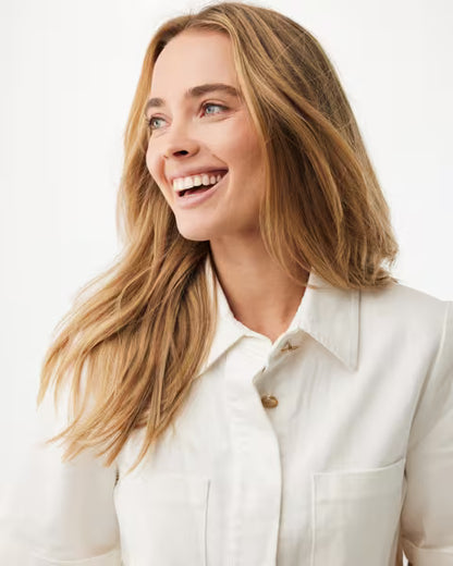 Mexx - Jeansvestje met korte mouwen