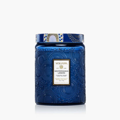 Voluspa - Mediterranean Lemon Large Jar kaars