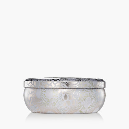 Voluspa - Mokara Orchid 3-wick tinnen kaars