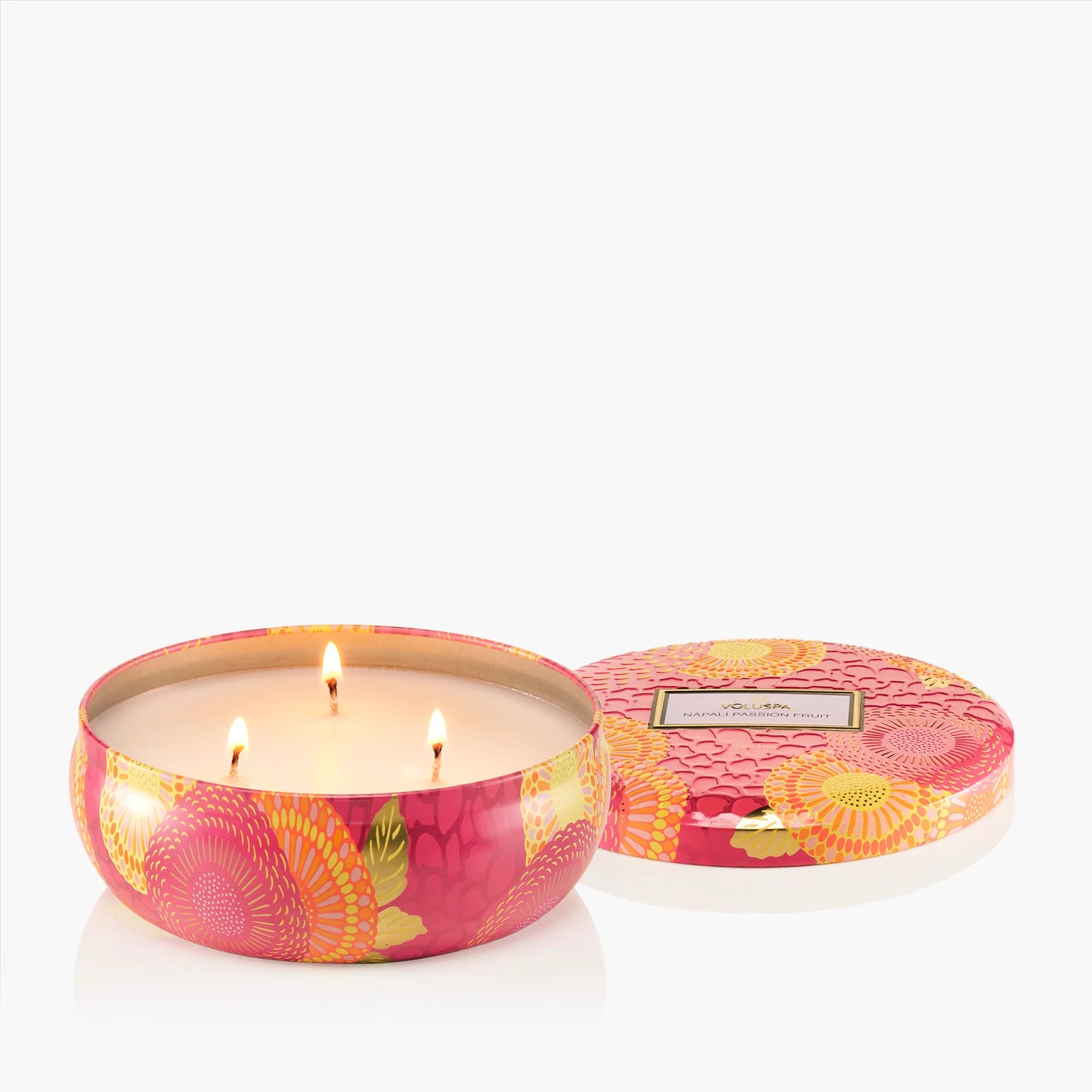 Voluspa - 3-wick tinnen kaars