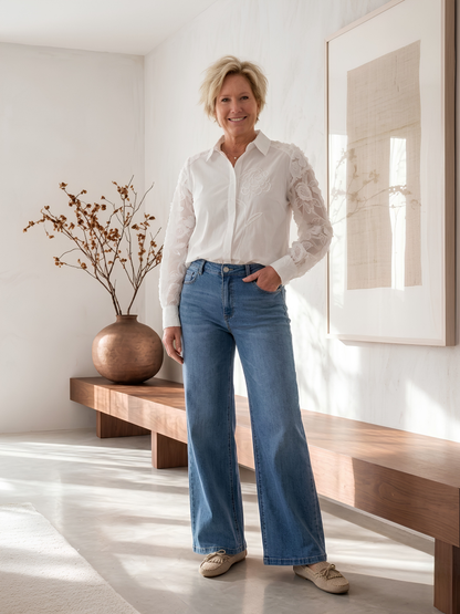Red Button - Jeans Colette Stone Used