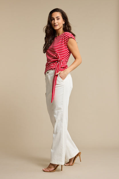 Red Button - Bibette Off-white met Knopen