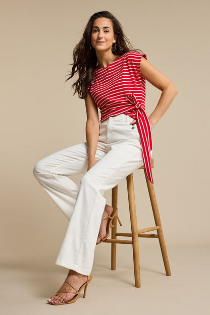 Red Button - Bibette Off-white met Knopen