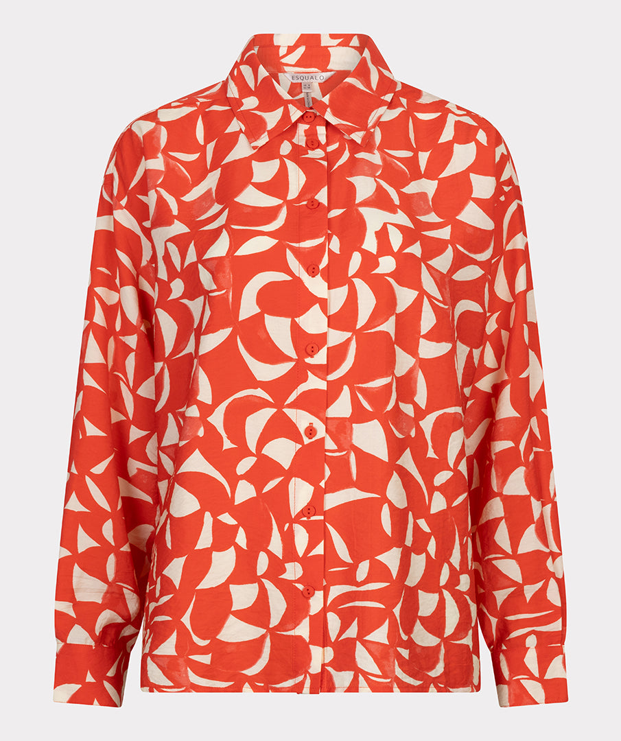 EsQualo - Bloes met Scarlet graphic print