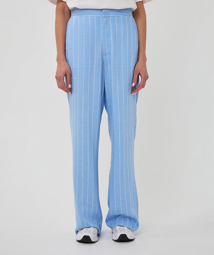 EsQualo - Linnen pinstripe pantalon