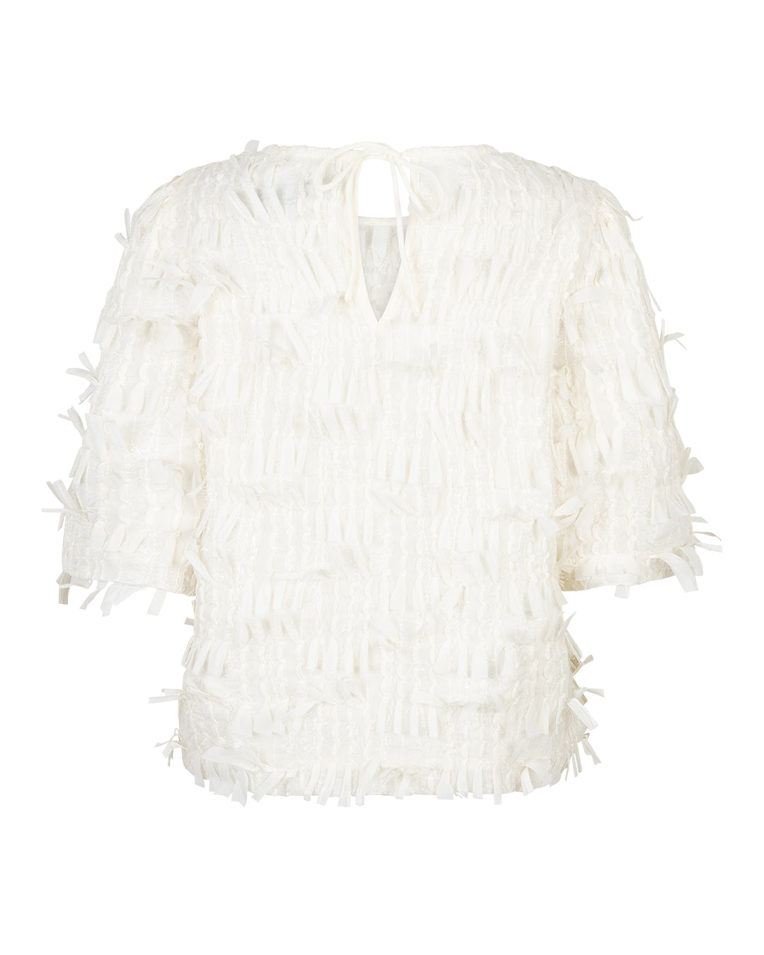 Red Button - Fiona top met ruches