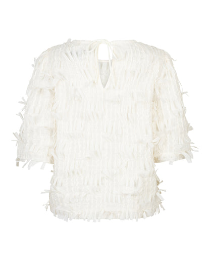 Red Button - Fiona top met ruches