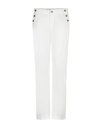 Red Button - Bibette Off-white met Knopen
