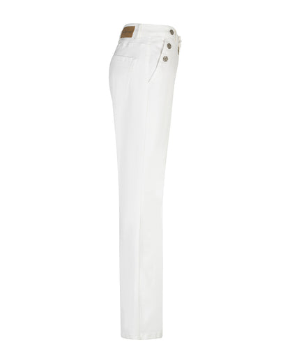 Red Button - Bibette Off-white met Knopen