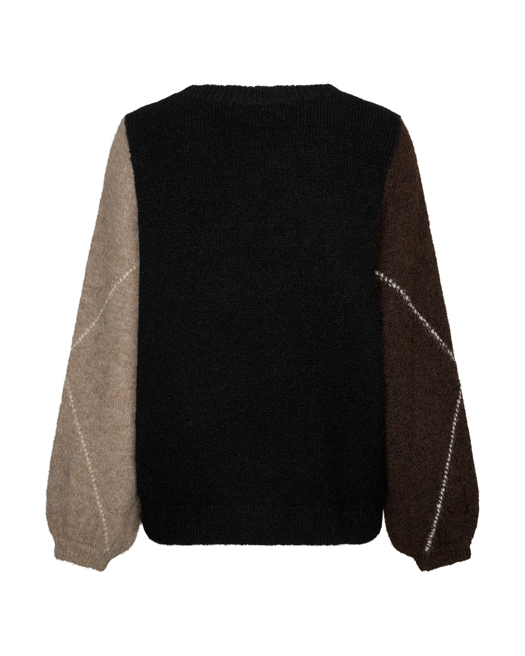 Red Button - Argyle Sweater – Indigo & Espresso