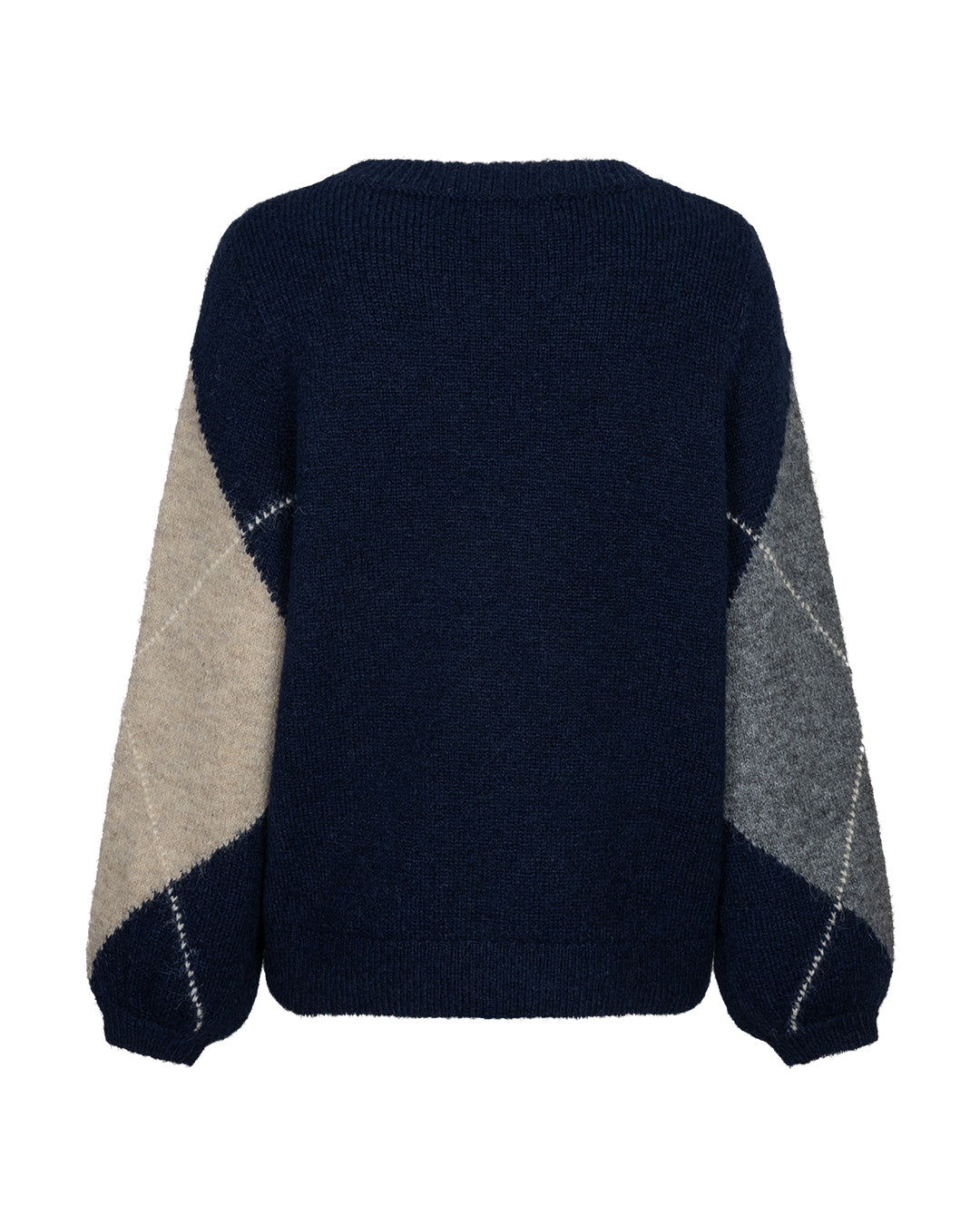 Red Button - Argyle Sweater – Indigo & Espresso
