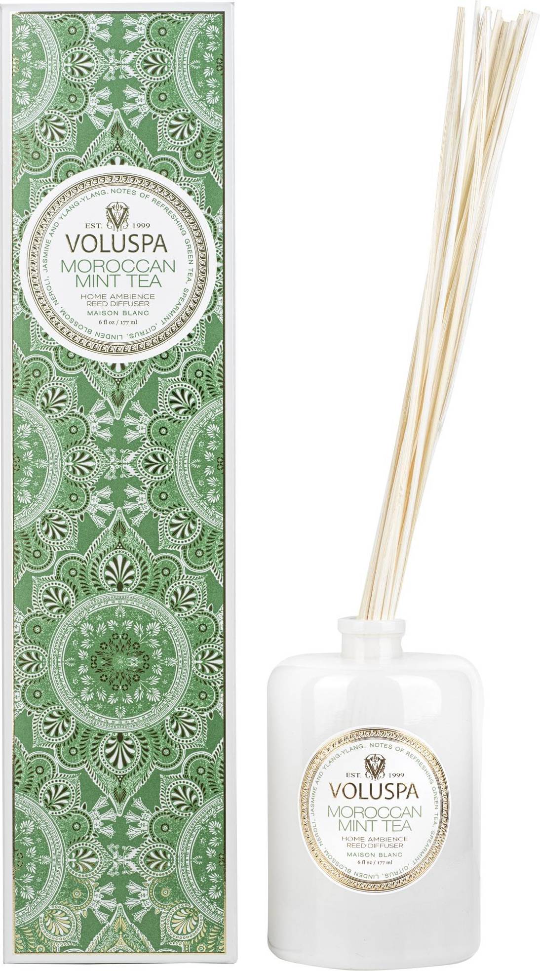 Voluspa - Moroccan Mint Tea Reed Diffuser