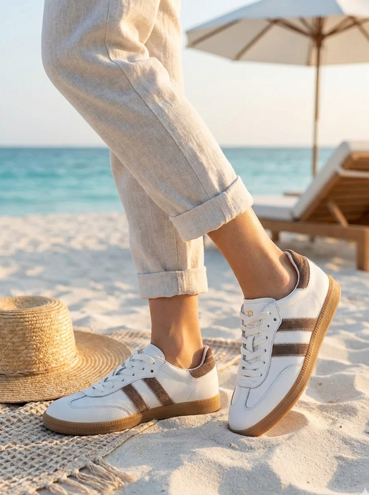 Yoyo | Sneakers Wit/Lever