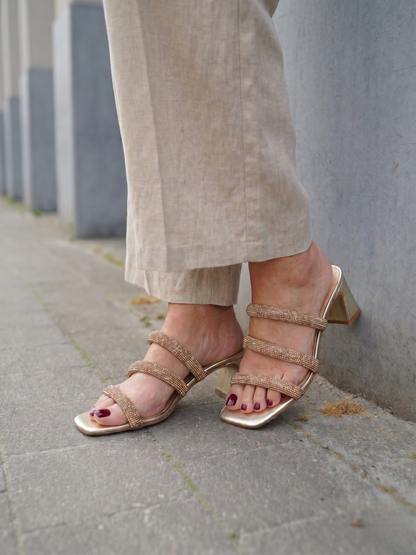 Babouche Lifestyle - Lola | Sandalet Goud