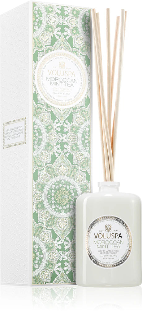 Voluspa - Moroccan Mint Tea Reed Diffuser
